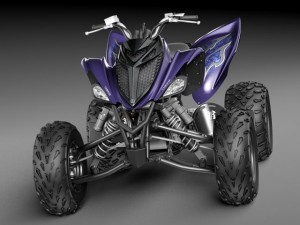 Yamaha Raptor 700S 2014 Quad 3D Модель