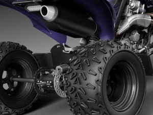 Yamaha Raptor 700S 2014 Quad 3D Модель