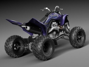 Yamaha Raptor 700S 2014 Quad 3D Модель
