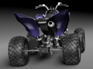 Yamaha Raptor 700S 2014 Quad 3D Модель