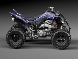 Yamaha Raptor 700S 2014 Quad 3D Модель