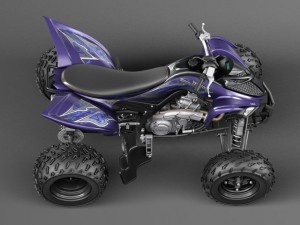 Yamaha Raptor 700S 2014 Quad 3D Модель