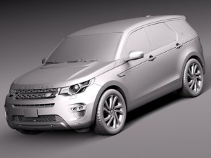 Land Rover Discovery Sport 2015 3D मॉडल