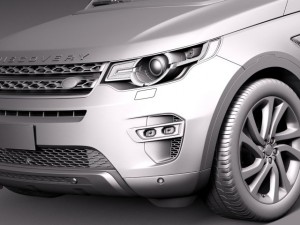 Land Rover Discovery Sport 2015 3D मॉडल