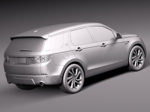 Land Rover Discovery Sport 2015 3D मॉडल