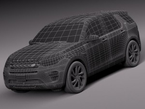 Land Rover Discovery Sport 2015 3D मॉडल