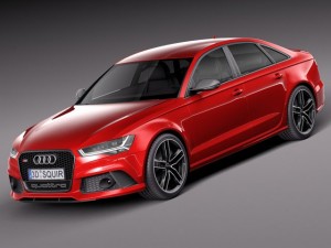 Audi RS6 Sedan 2015 3D Model