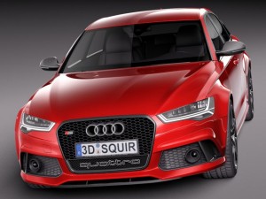 Audi RS6 Sedan 2015 3D मॉडल