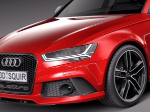 Audi RS6 Sedan 2015 3D मॉडल