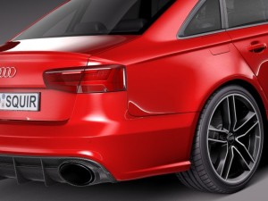 Audi RS6 Sedan 2015 3D मॉडल