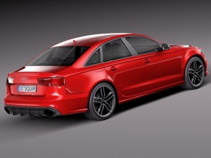 Audi RS6 Sedan 2015 3D मॉडल
