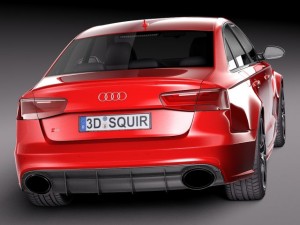 Audi RS6 Sedan 2015 3D मॉडल