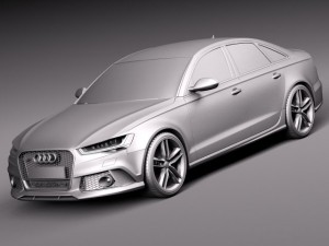 Audi RS6 Sedan 2015 3D मॉडल
