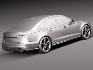 Audi RS6 Sedan 2015 3D मॉडल