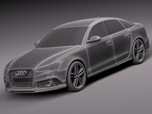 Audi RS6 Sedan 2015 3D मॉडल