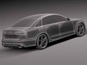 Audi RS6 Sedan 2015 3D मॉडल
