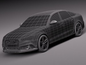 Audi RS6 Sedan 2015 3D मॉडल