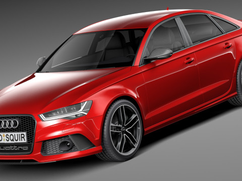 Audi RS6 Sedan 2015 3Dモデル