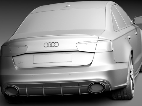 Audi RS6 Sedan 2015 Modello 3D