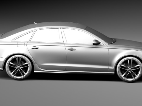 Audi RS6 Sedan 2015 Modello 3D
