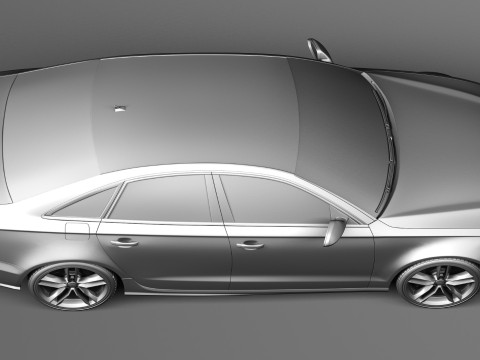 Audi RS6 Sedan 2015 Modello 3D