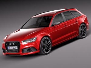 Audi RS6 Avant 2015 3D 模型