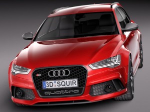 Audi RS6 Avant 2015 Model 3D