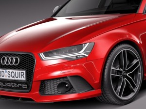 Audi RS6 Avant 2015 Model 3D