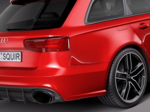 Audi RS6 Avant 2015 Model 3D