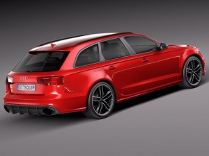 Audi RS6 Avant 2015 Model 3D