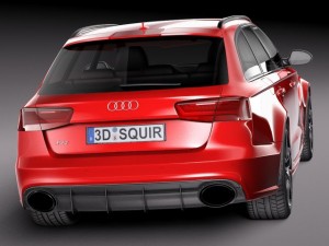 Audi RS6 Avant 2015 Model 3D