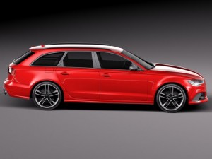 Audi RS6 Avant 2015 Model 3D