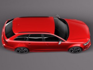 Audi RS6 Avant 2015 Model 3D