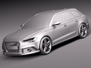 Audi RS6 Avant 2015 Model 3D