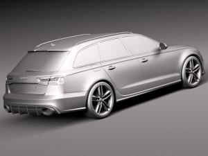Audi RS6 Avant 2015 Model 3D