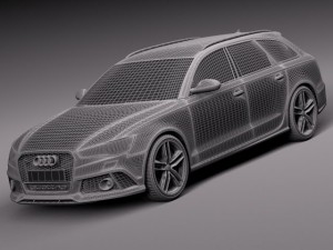 Audi RS6 Avant 2015 Model 3D