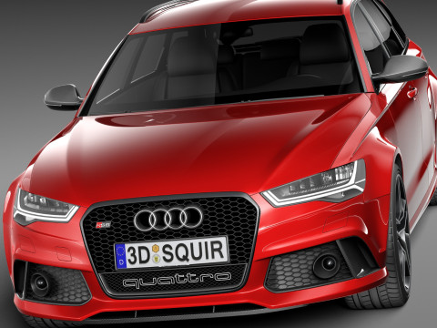 Audi RS6 Avant 2015 3D 模型
