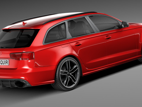 Audi RS6 Avant 2015 3D 模型