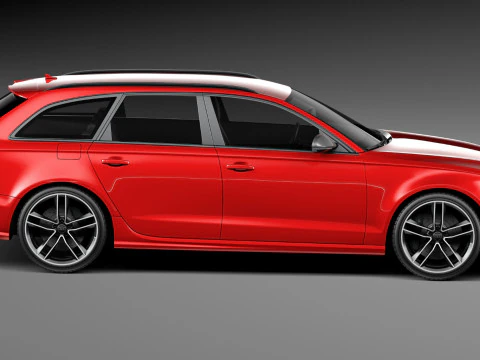 Audi RS6 Avant 2015 3D Model