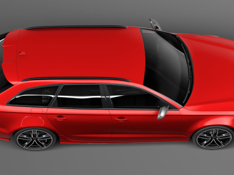Audi RS6 Avant 2015 3D 模型