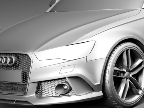 Audi RS6 Avant 2015 3D 模型