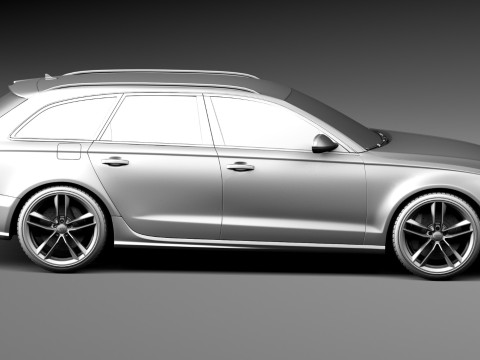 Audi RS6 Avant 2015 3D 模型