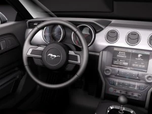 Mustang Ecoboost 2015 3D Model