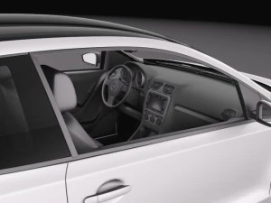 Volkswagen Polo GTI 3-door 2015 3D Model