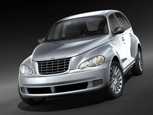 Chrysler PT Cruiser 2008 midpoly 3D Model