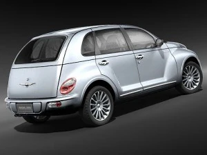 Chrysler PT Cruiser 2008 midpoly 3D Model