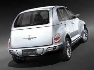 Chrysler PT Cruiser 2008 midpoly 3D Model