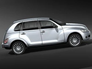 Chrysler PT Cruiser 2008 midpoly 3D Model