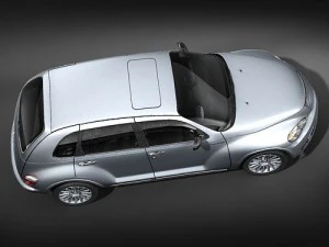 Chrysler PT Cruiser 2008 midpoly 3D Model