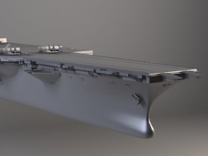 USS Enterprise CVN65 Carrier Modello 3D